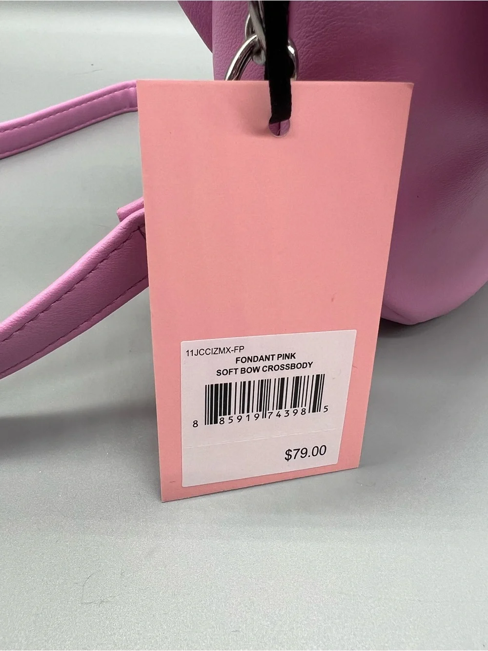 Juicy couture soft bow crossbody purse